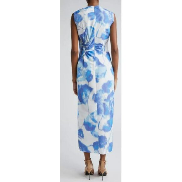 Lela Rose $1890 Julia Floral Sleeveless Maxi Dress NWT Size XL 14 - Picture 4 of 11